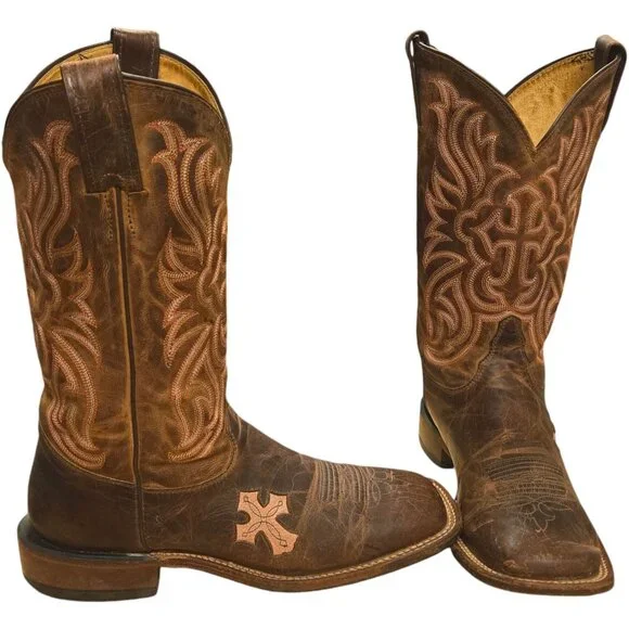 Tony Lama | Shoes | Tony Lama Cowboy Boots Womens 9 B Brown